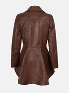 Cognac_Peplum_Brown_Leather_Jacket