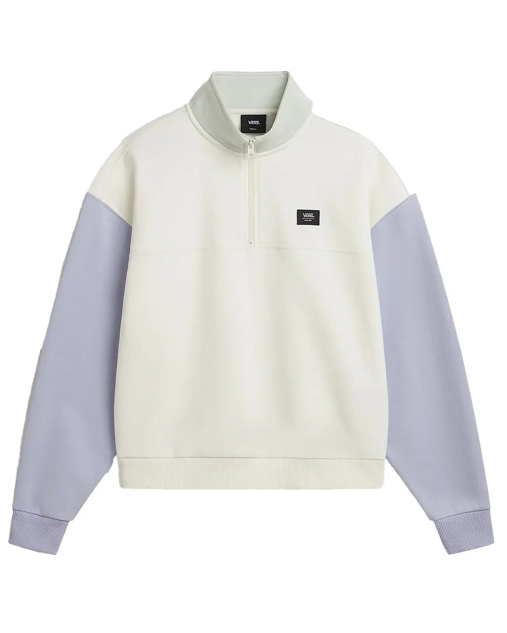 Colorblock Half-Zip Mockneck Sweatshirt