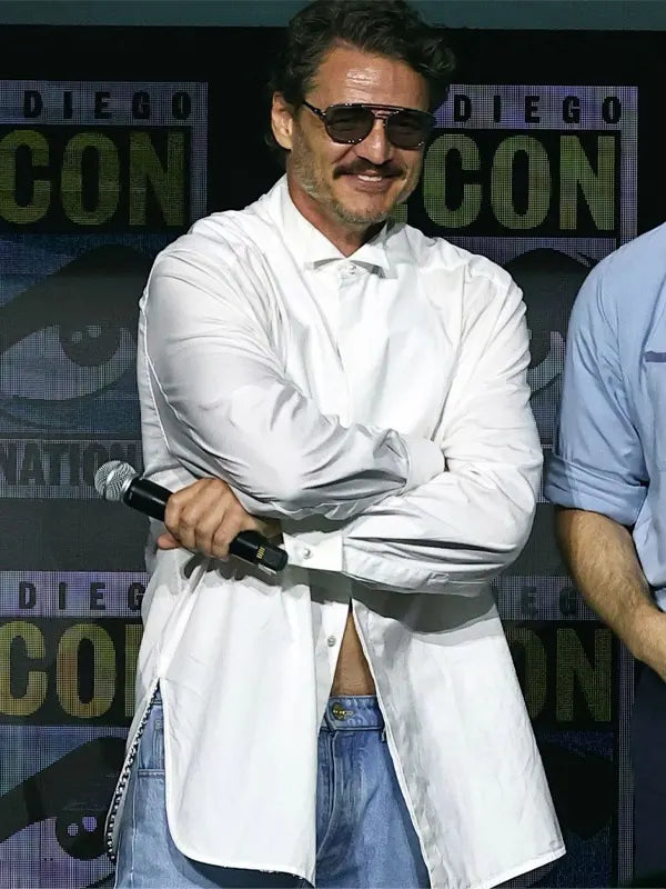 Comic-Con 2026 Pedro Pascal White Shirt