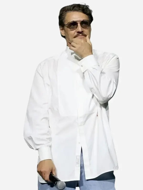 Comic-Con 2026 Pedro Pascal White Shirt