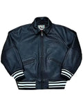 Corteiz Leather Jacket Black