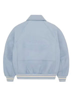 Corteiz Leather Jacket Blue