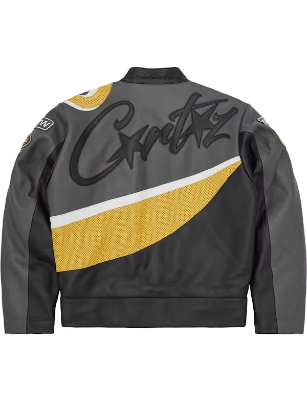 Corteiz Leather Jacket Dave