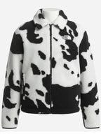 Cow Print North Face Jacket