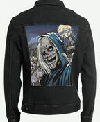 Halloween Creepshow Black Denim Jacket