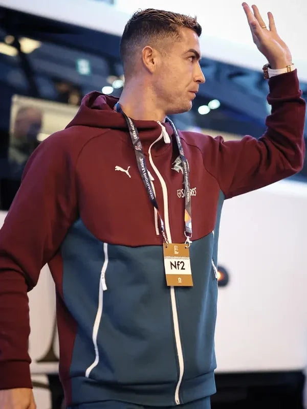 Cristiano Ronaldo Portugal National Team Tech Hooded Jacket