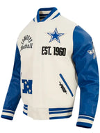 Dallas Cowboys Modern Classic Rib Varsity Jacket