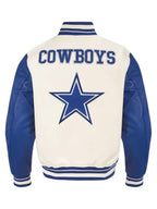 Dallas Cowboys Pro Standard Retro Classic Rib Wool Varsity Jacket