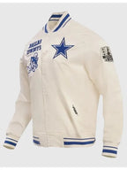 Dallas Cowboys Retro Classic Rib Satin Jacket