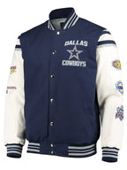 Dallas Cowboys Super Bowl 5x Champions Varsity Jacket