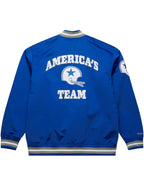 Dallas Cowboys Vintage Double Down Blue Satin Jacket