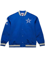 Dallas Cowboys Vintage Double Down Blue Satin Jacket