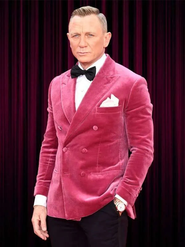 Daniel Craig Pink Jacket