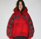 Denim Patch Vintage Wash Hoodie