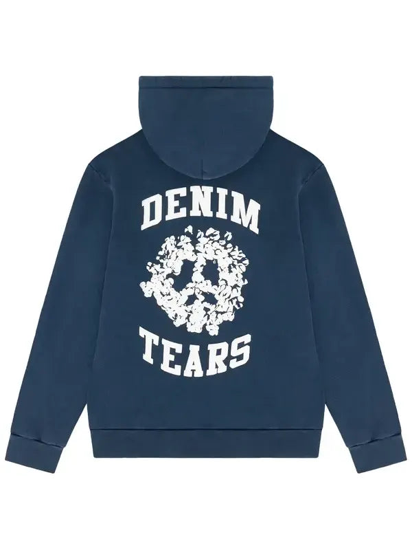 Denim Tears Hoodie Dark Blue