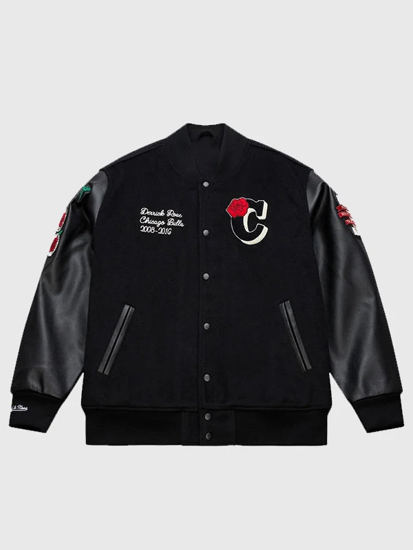 Derrick Rose Retirement 2026 Black Leather Jacket
