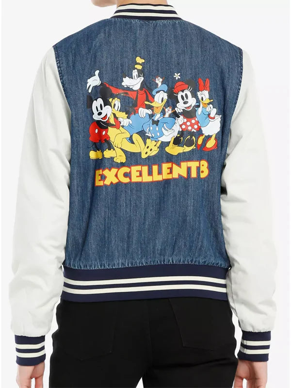 Disney-Mickey-Mouse-And-Friends-Denim-Varsity-Jacket