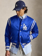 Dodgers Polo Ralph Lauren Royal Satin Jacket