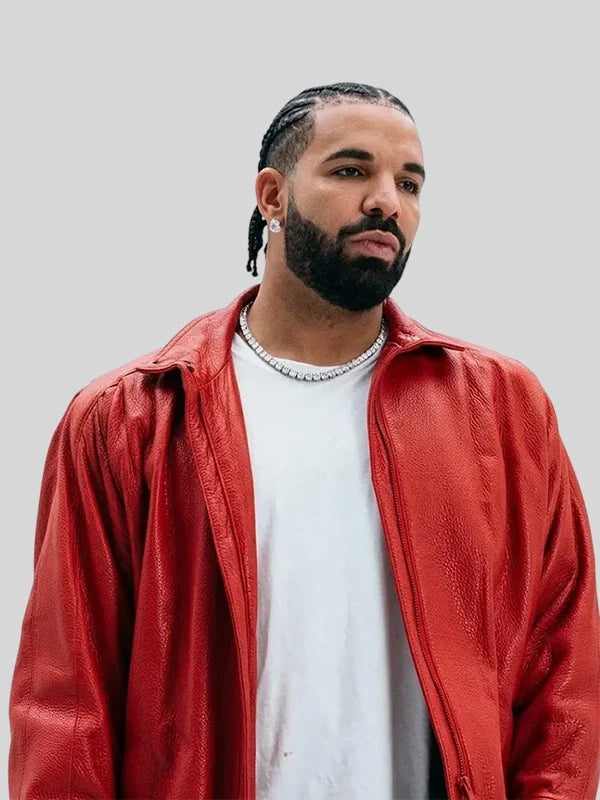 Drake X Yeat FOMO Premiere 2026 Red Jacket