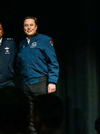 Elon Musk The Air Force Academy Blue Jacket For Sale