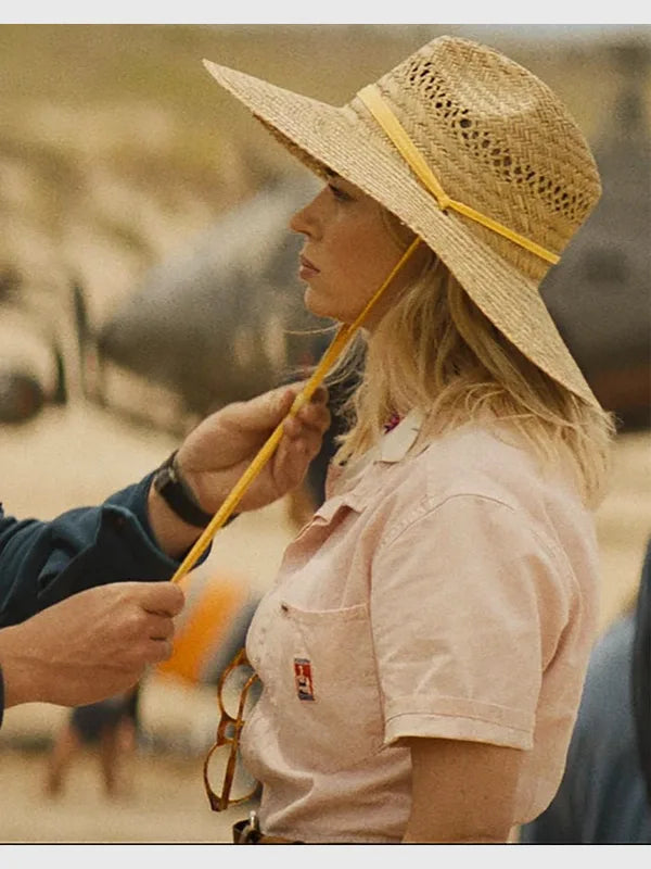 The Fall Guy Emily Blunt Pink Jumpsuit