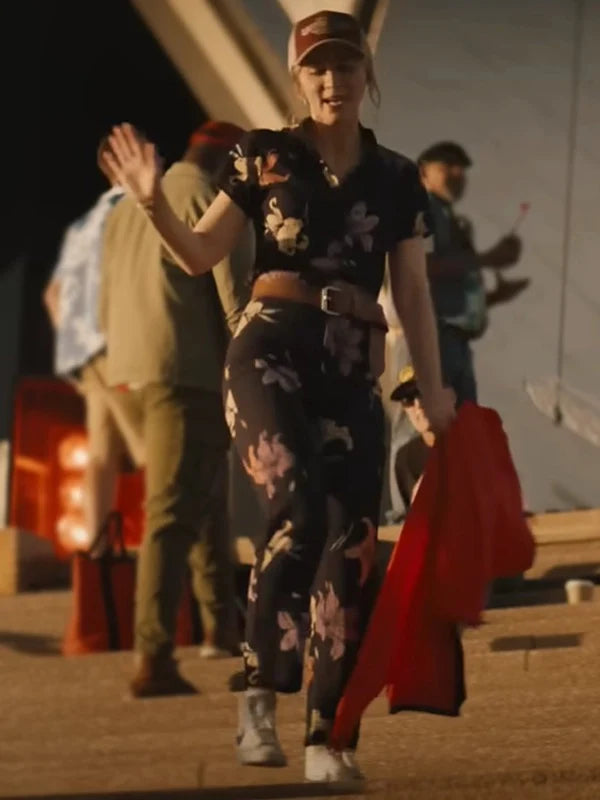 The Fall Guy Emily Blunt Floral Jumpsuit