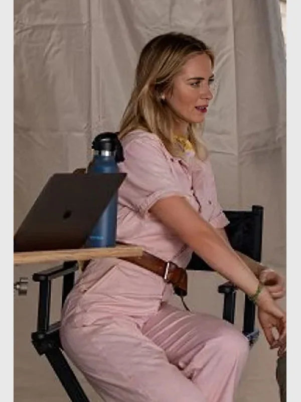 The Fall Guy Emily Blunt Pink Jumpsuit