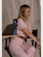The Fall Guy Emily Blunt Pink Jumpsuit