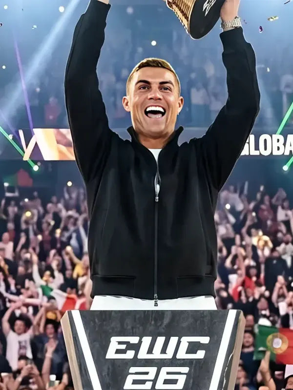 Esports World Cup Closing Cristiano Ronaldo Black Jacket