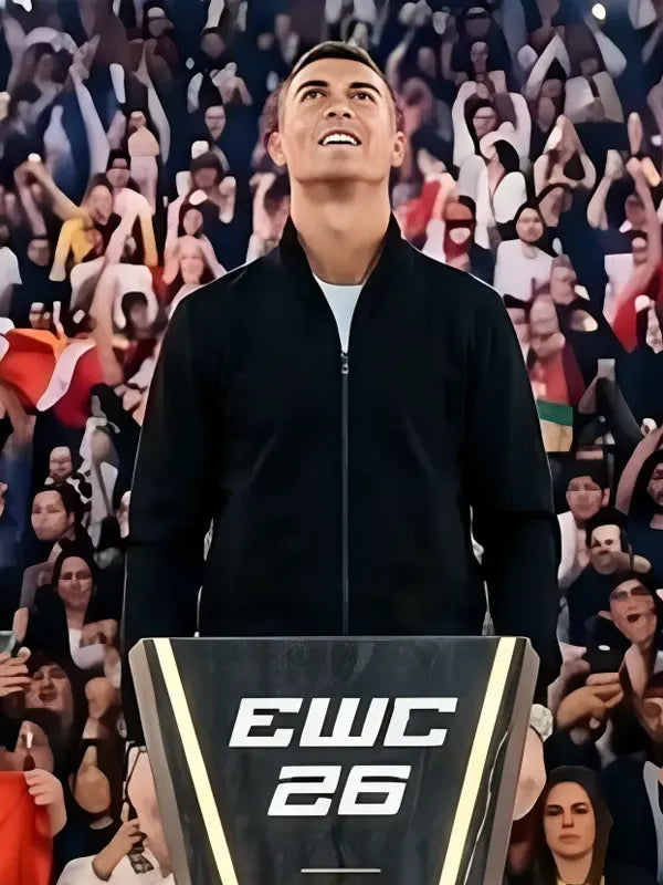 Esports World Cup Closing Cristiano Ronaldo Black Jacket