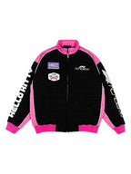 F1a X Hello Kitty Black Quilted Jacket