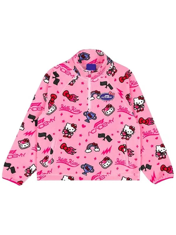 F1a X Hello Kitty Women Polar Fleece Jacket