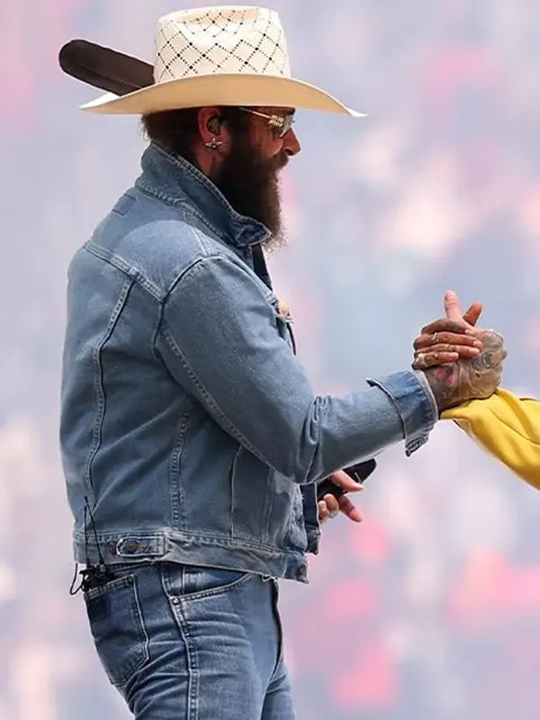 FIFA World Cup 2026 Final Post Malone Denim Jacket