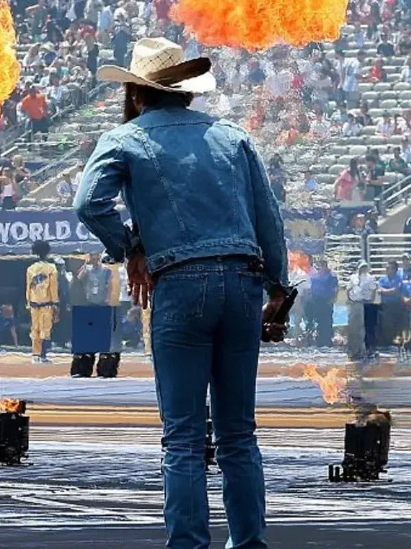 FIFA World Cup 2026 Final Post Malone Denim Jacket