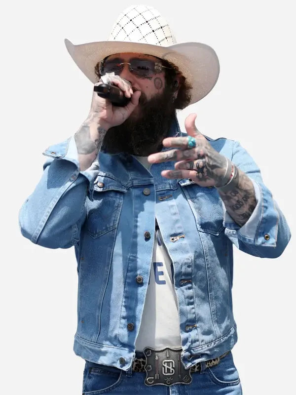 FIFA World Cup 2026 Final Post Malone Denim Jacket