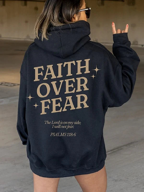 Faith Over Fear Pullover Hoodie