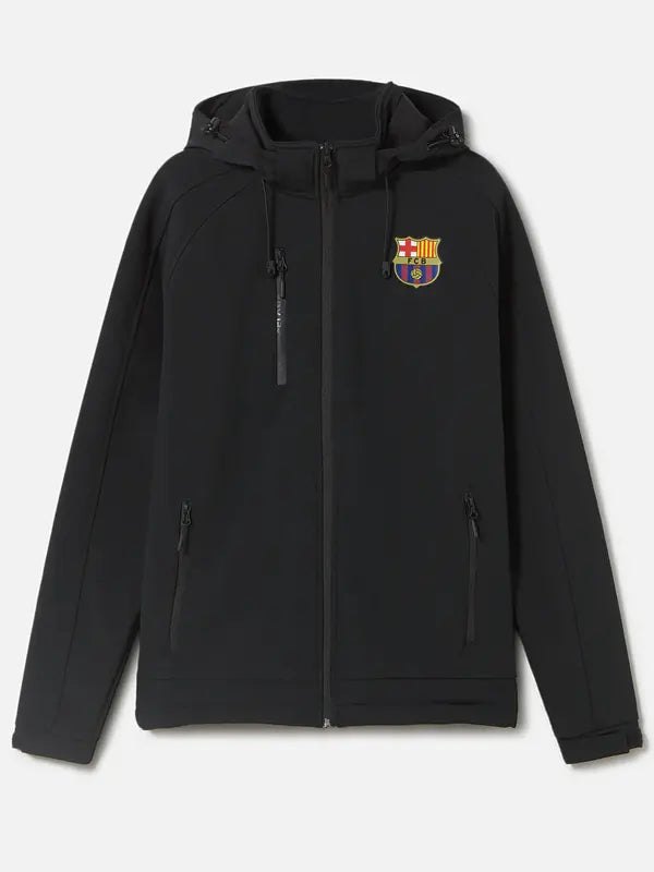 Fc Barcelona Jacket Black