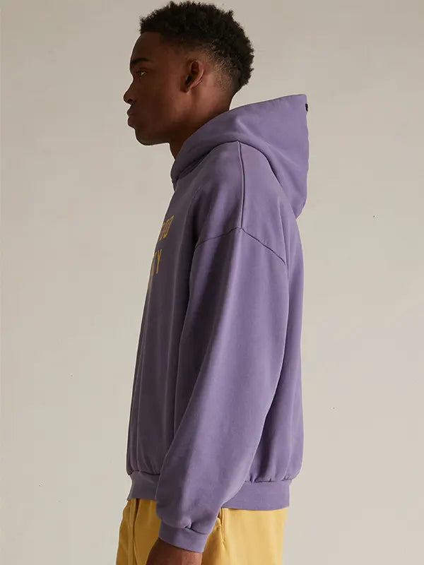 Fear Of God Fraternity Hoodie Purple