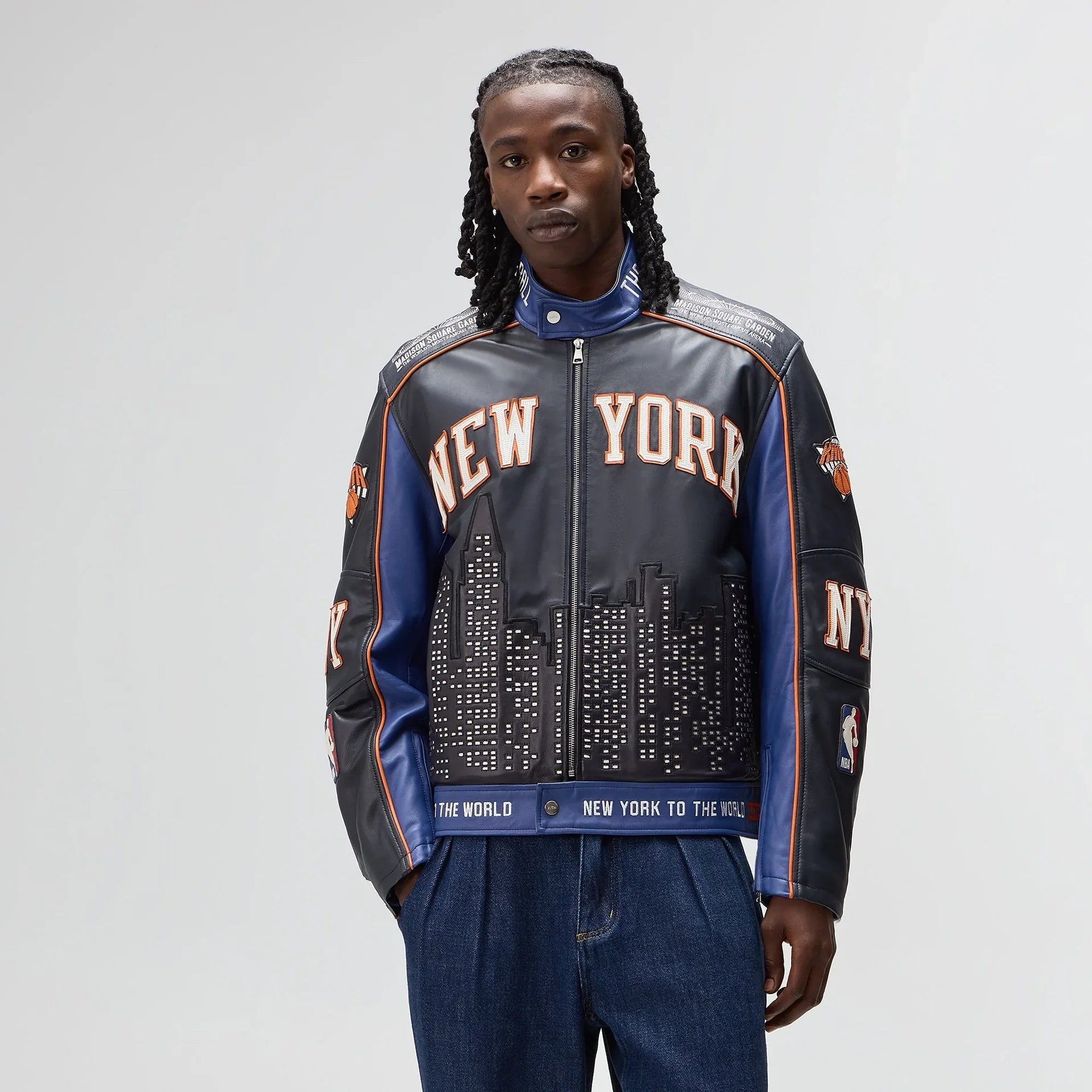 Kith Knicks Leather Jacket