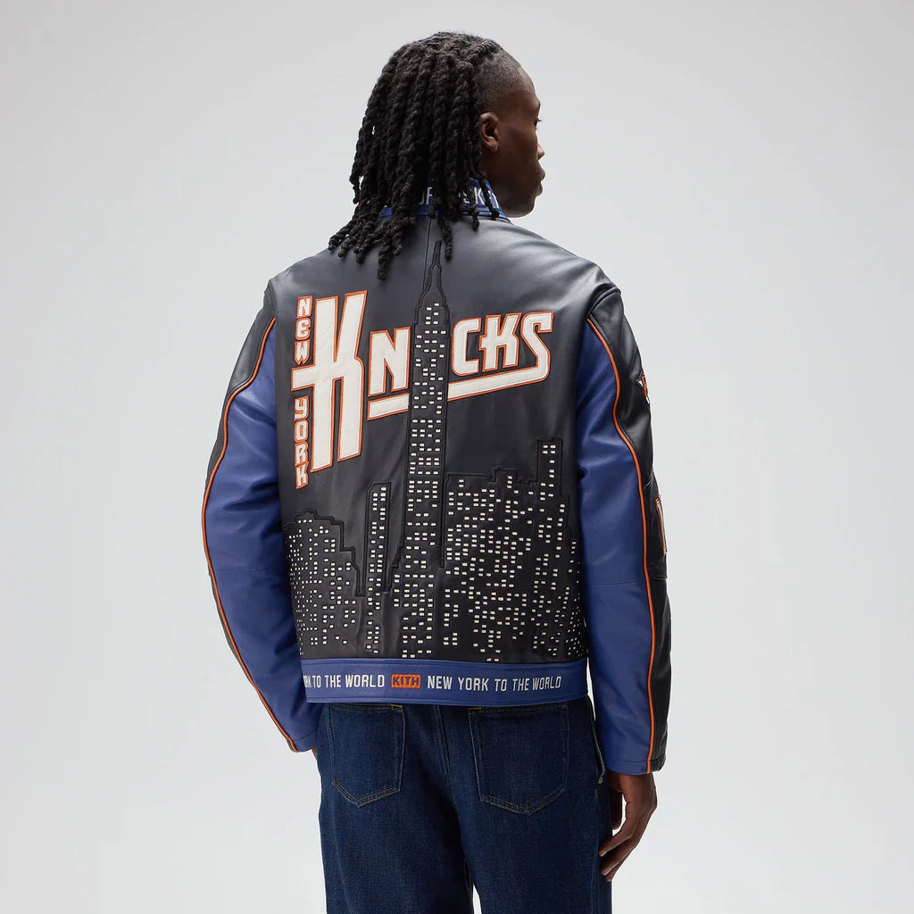Kith Knicks Leather Jacket