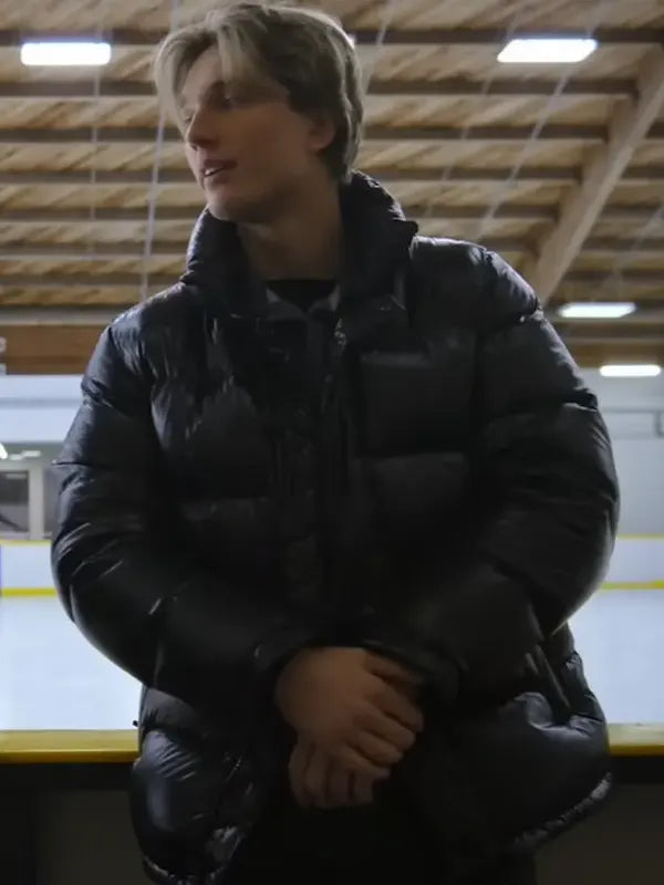 Finding Her Edge 2026 Brayden Elliot Black Puffer Jacket