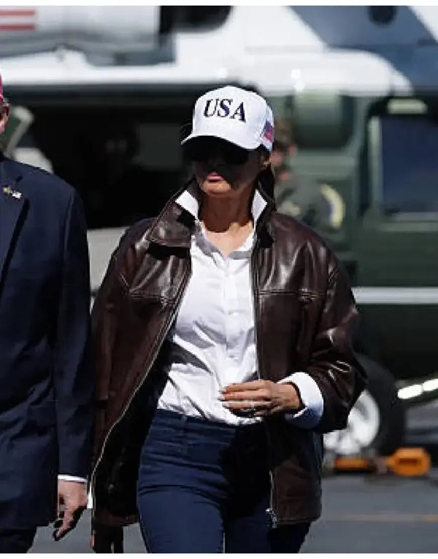 Melania Trump Leather Jacket
