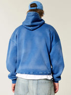 Forest Hills Athletics Hoodie Blue Back