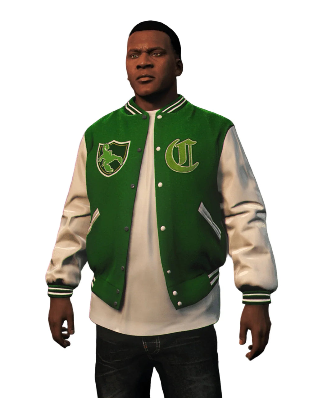 Franklin Clinton Grand Theft Auto V Green Jacket