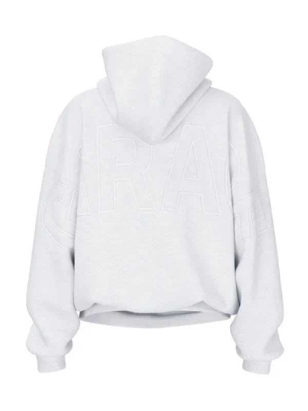 Garage Hoodie With Logo On Back - Embroidery