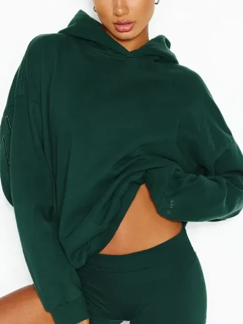 Garage Hoodie With Logo On Back - Embroidery