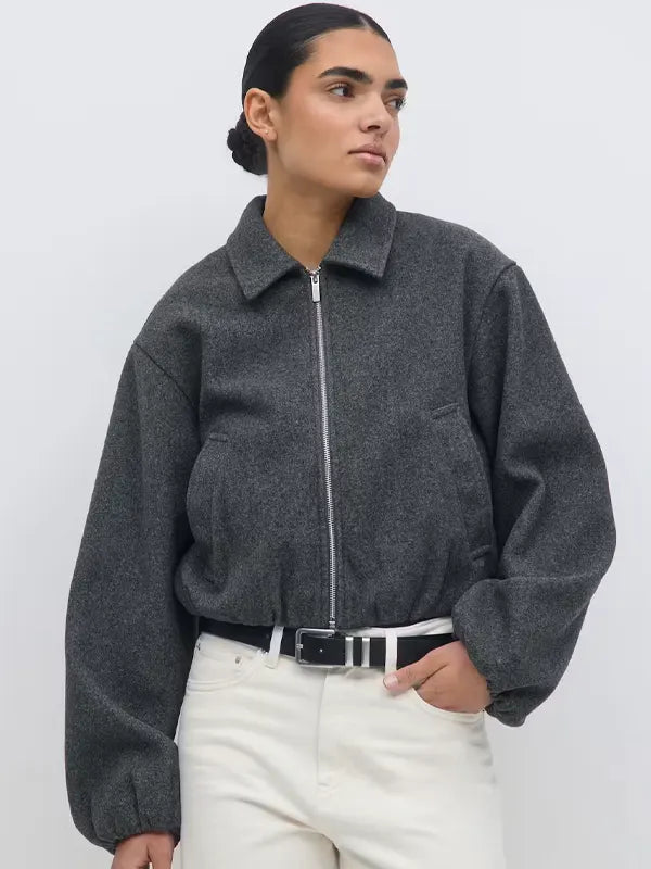 Gina Tricot Short Felt Jacket