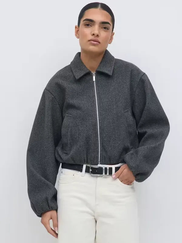 Gina Tricot Short Felt Jacket