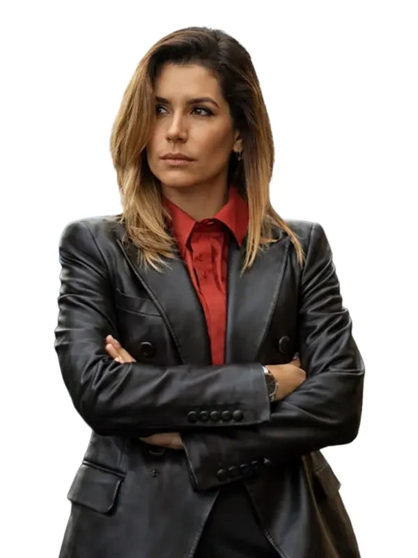 Giulia Michelini Motorvalley S01  Leather Blazer