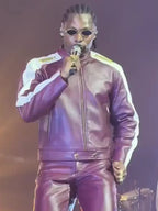 God We Trust Tour Asake Leather Jacket